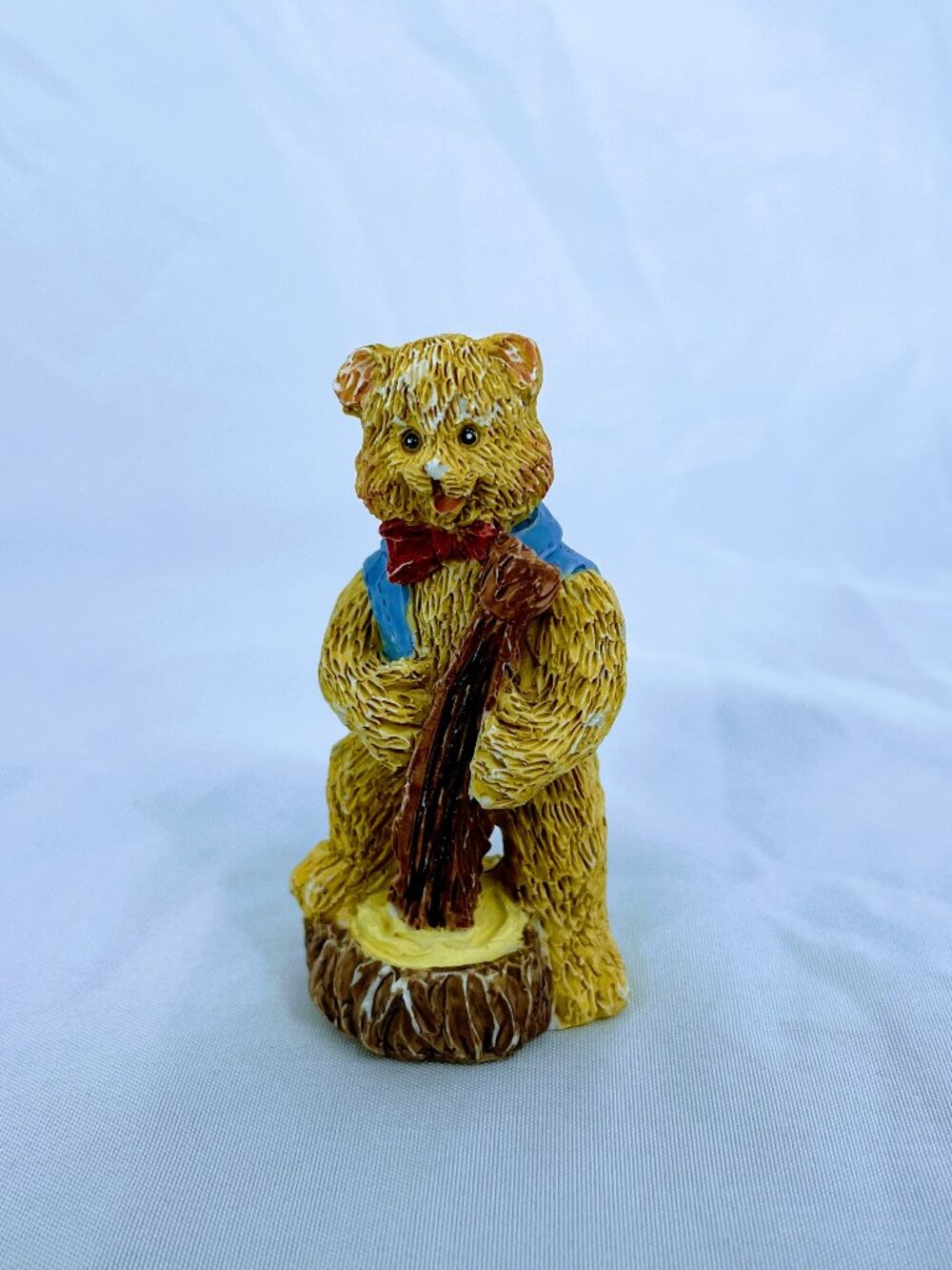 Vintage RARE Young's Collection Chello / Base Light Brown Bear Musician
